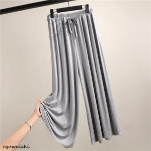ガウチョパンツ ワイドパンツ レディース ボト...の詳細画像2