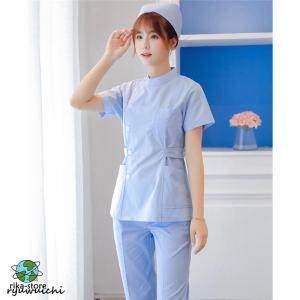 ナース服 スクラブ 上下セット セットアップ ...の詳細画像3
