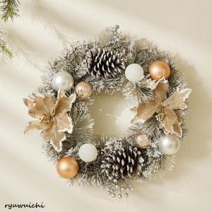 クリスマスリース 玄関 北欧 おしゃれ ナチュ...の詳細画像1
