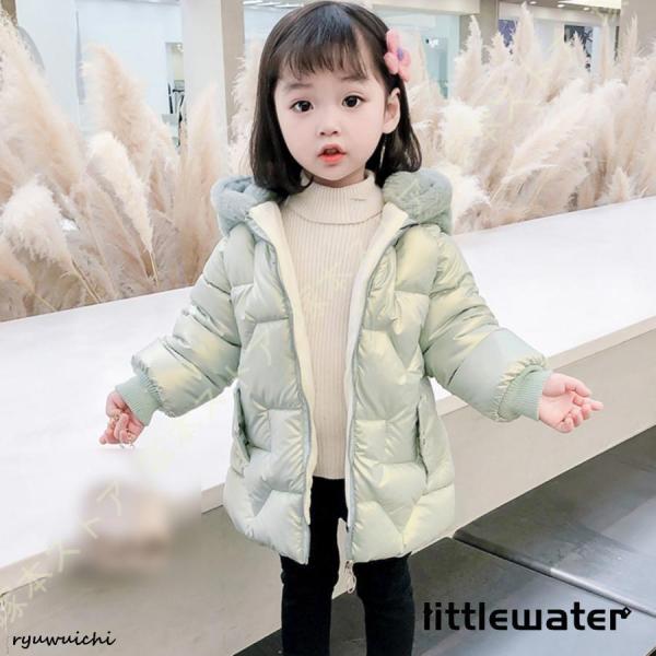 クリスマス キッズ ジャケット コート 女の子 アウター フード付き ファー付き 子供服 ベビー 防...