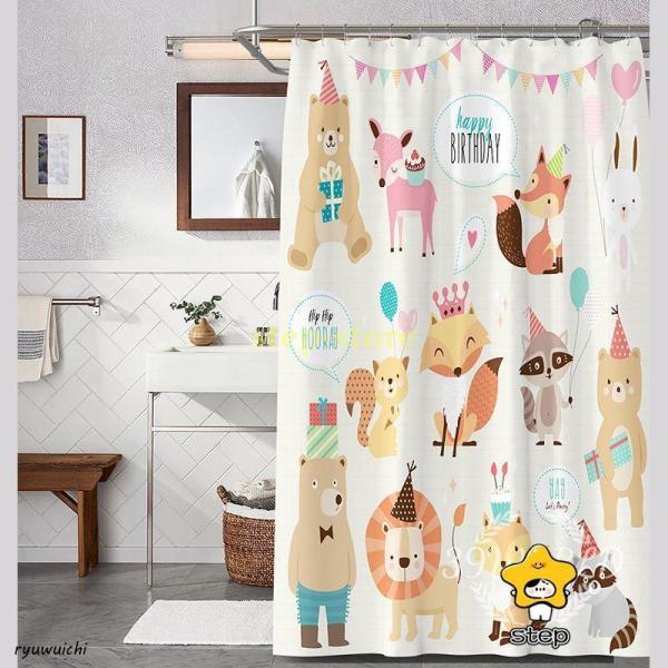 シャワーカーテン バスカーテン ビニールカーテン 防カビ 防水 浴室 バスルーム 風呂 ユニットバス...