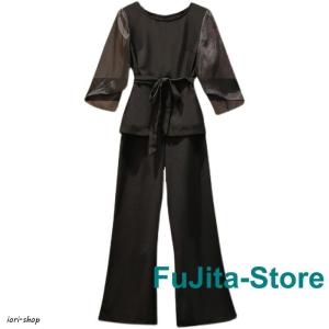 セットアップ パンツスーツ レディース 40代...の詳細画像1