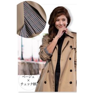 トレンチコート レディース トレンチ コート ...の詳細画像5