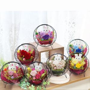 プリザーブドフラワー 退職祝い 送別 花 和風...の詳細画像2