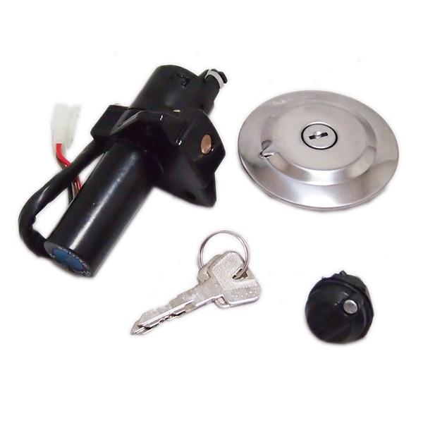 YAMAHA ヤマハ YBR125 社外品キーセット タンクキャップ