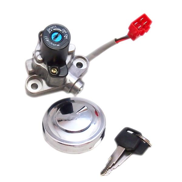 YAMAHA ヤマハ ドラッグスター400 社外品キーセット タンクキャップ XVS400 DRAG...