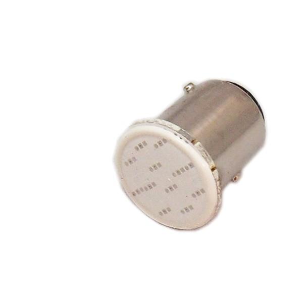 COB LEDブレーキ テールランプ ショート丈 ダブル球S25 赤