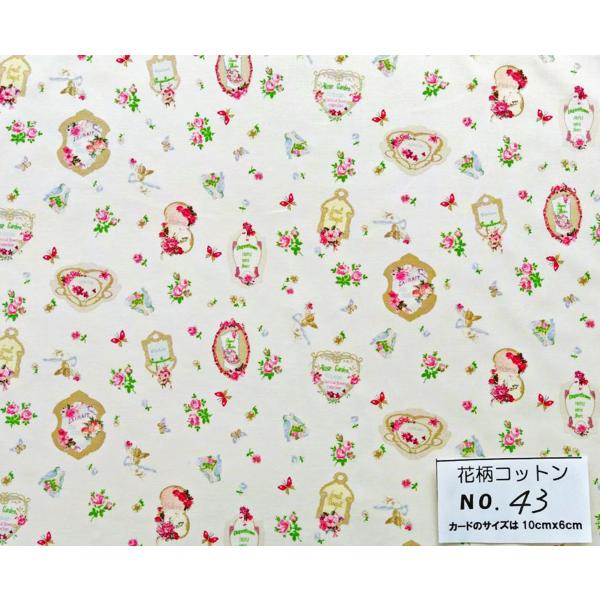 55cmX45cm 生地 こうの早苗 Perfume Labels カラーパレット 有輪 特価  花...