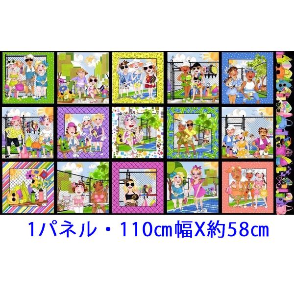 生地 ロラライハリス ピックルボール  In a pikcle ローラライデザインズ USAコットン...