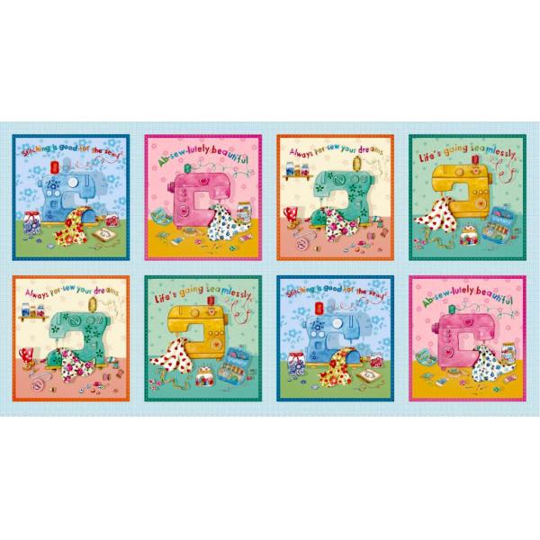 生地 マイケルミラー Colorful sewing USAコットン・82★ 1パネル  Micha...