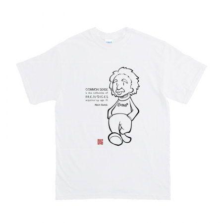 科学者名言Tシャツ　アインシュタイン　(英語)