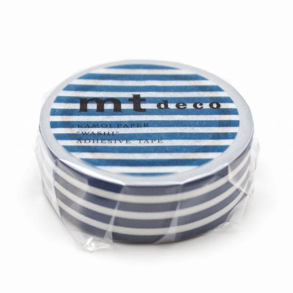 mt エムティー カモ井加工紙 MT01D386R マスキングテープ mt 1P ボーダー・インディ...