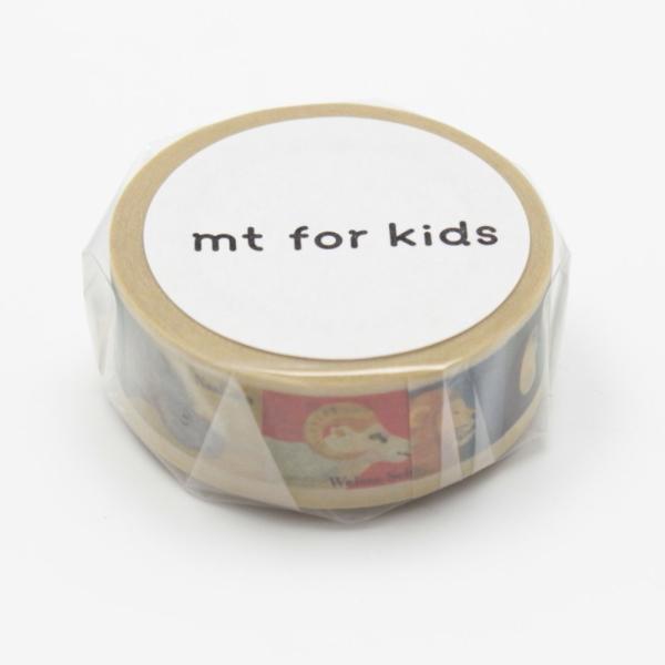 【メール便OK】mt for kids◆動物テープ◆MT01KID010【カモ井】マスキングテープ/...