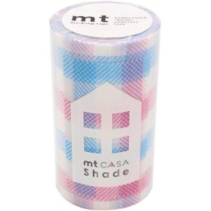 mt CASA Shade チェック【カモ井】マスキングテープ/梱包/マステ MTCS9006【メール便NG】｜s-bunkadou