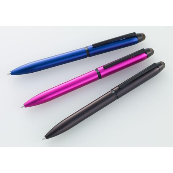 ジェットストリーム スタイラス/3色ボールペン&amp;タッチペン/0.5mm/インク:黒・赤・青/SXE3...