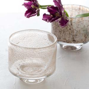 HenryDean ヘンリーディーン アキコ ペルリーノA ガラス花瓶 花器 : S