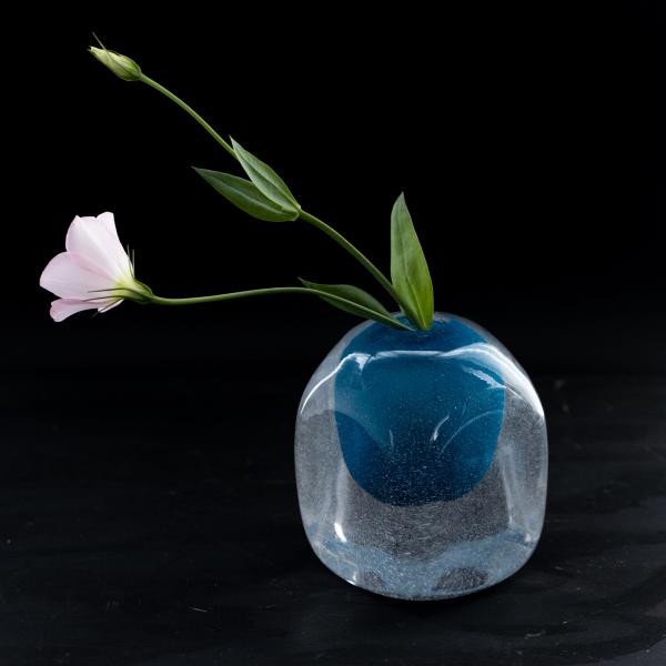 HenryDean  ヘンリーディーン V.Cube キューブ セレスティアル ガラス花瓶 花器 一...