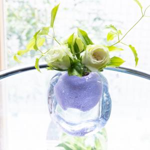 HenryDean ヘンリーディーン V.Cube キューブ ブロッサム ガラス花瓶