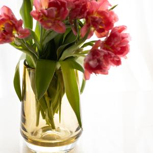 HenryDean ヘンリーディーン　クレモンスハイS　モーブグロウ　ガラス花瓶　花器｜s-colourliving