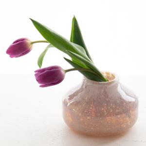 HenryDean ヘンリーディーン ソンボルハイS ガラス花瓶 花器 ブルー系