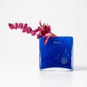 HenryDean ヘンリーディーン スクエアXS ジャスパー ガラス花瓶 花器