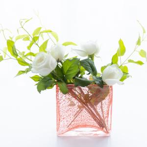HenryDean ヘンリーディーン スクエアXS ジャスパー ガラス花瓶 花器