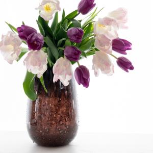 HenryDean ヘンリーディーン グラスL フェンプーチ ガラス花瓶 花器