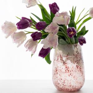 HenryDean ヘンリーディーン アキコ ペルリーノA ガラス花瓶 花器 : S