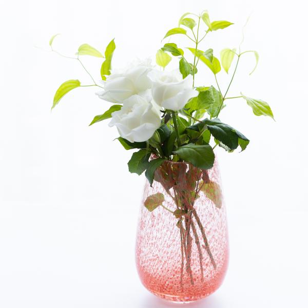 HenryDean ヘンリーディーン　ストロンボリXS リップスティック ガラス花瓶　花器