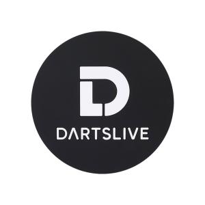 ダーツ雑貨ラバーコースター 「DARTSLIVE ブラック」