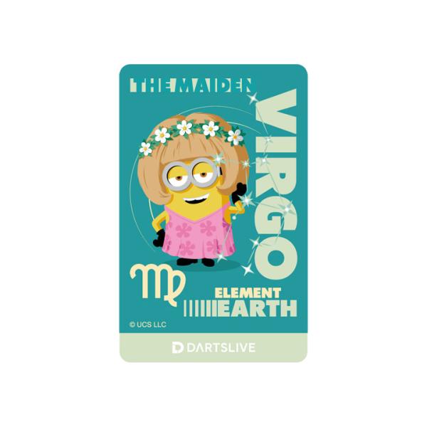 ゲームカード【ダーツライブ】ミニオン 12星座シリーズ VIRGO（おとめ座）