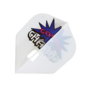 フライト【エルフライト×ジャグラー】PRO ジャグラー ver.1 タイプA シェイプ ホワイト｜s-darts