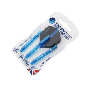 ダーツフライトツインパック アクア ミディアム