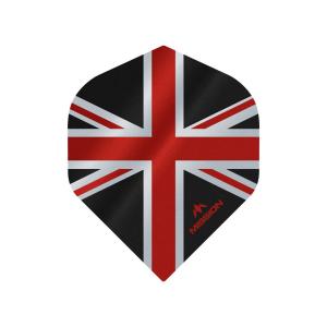 フライトミッション アライアンス ユニオンジャック スタンダード ブラックwithレッド