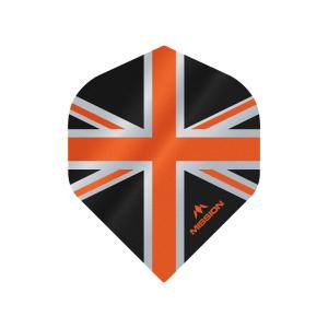 フライトミッション アライアンス ユニオンジャック スタンダード ブラックwithオレンジ