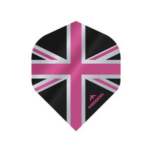フライトミッション アライアンス ユニオンジャック スタンダード ブラックwithピンク
