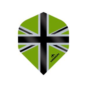 フライトミッション アライアンス X ユニオンジャック スタンダード グリーンwithブラック