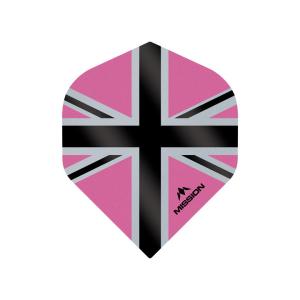 フライトミッション アライアンス X ユニオンジャック スタンダード ピンクwithブラック
