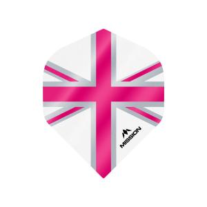 フライトミッション アライアンス ユニオンジャック スタンダード ホワイトwithピンク