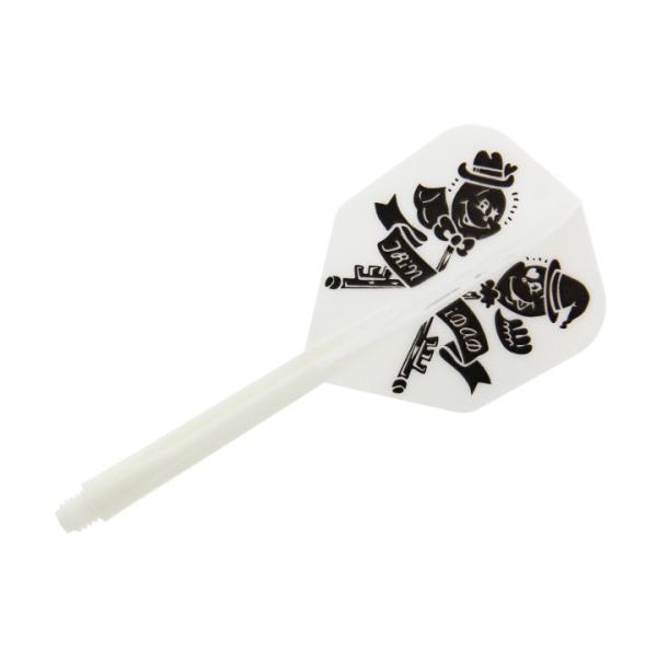 ダーツフライト【コンドル】高木静加モデル キー スモール ロング ホワイト