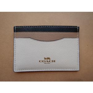 COACH（コーチ） カードケース 名刺入れ トープ レザー 革 シンプル