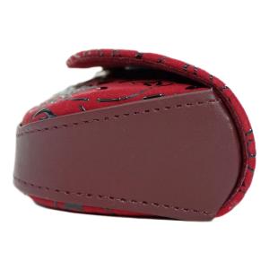 印傳屋 印伝 メガネケース4210 赤 黒 花...の詳細画像4