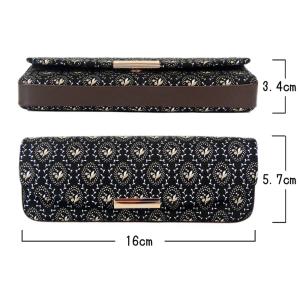 印傳屋 印伝 メガネケースL 7007 しらべ...の詳細画像1