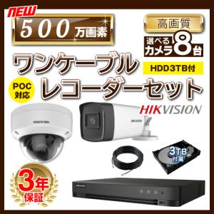 フルハイビジョン ワンケーブルレコーダー 4ch ハイブリッド 遠隔監視