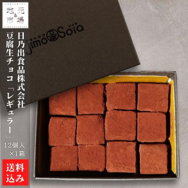 豆腐生チョコ（レギュラー）12個入×1 七飯町 豆腐大豆 日乃出食品株式会社 産地直送 送料無料
