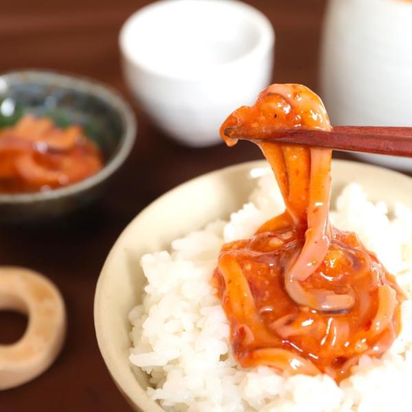 みそ ラー油 塩辛 100g×5 大人の塩辛みそ辛ラー油 りんご果汁 珍味 おつまみ 冷蔵 北海道 ...