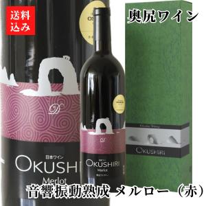 奥尻ワイン メルロー 赤 2021 音響振動熟成750ml 1本 北海道 奥尻島 お土産 お酒 酒 果実酒 奥尻ワイナリー｜s-hokkaido