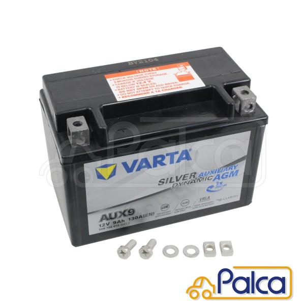 ボルボ サブ バッテリー AGM 9Ah SILVER Dynamic Aux 509106013 ...