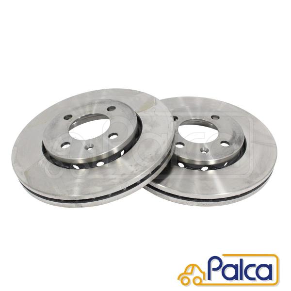 フォルクスワーゲン/VW フロントブレーキローター 2枚セット 256mm ベンチレーテッド| ポロ...