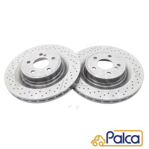 メルセデス ベンツ リア ドリルド ブレーキローター 2枚セット